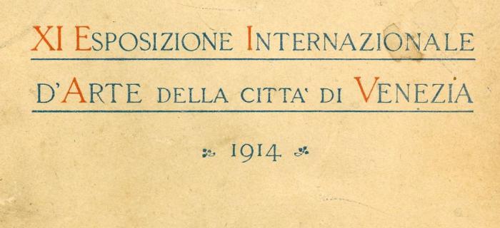 Catalogue de la Biennale de Venise (Italie), 1914
