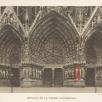 Etienne Moreau-Nélaton, La Cathédrale de Reims, Paris, 1915, planche 21 Portails de la façade occidentale & Planche 31 Façade occidentale - Ébrasement de droite du portail central