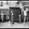 MBPV4026 : Anonyme, Antoine Bourdelle dans l'atelier, 1920-1929, négatif sur verre au gélatino-bromure d'argent, 18 x 24 cm 