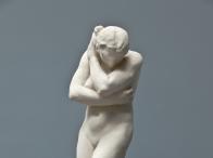 Auguste Rodin (1840-1917) Eve au rocher, grand modèle 1881-1907. Pierre calcaire. Pratique : Bourdelle