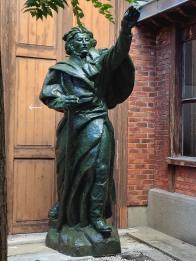 Antoine Bourdelle, Adam Mickiewicz, bronze, 1924