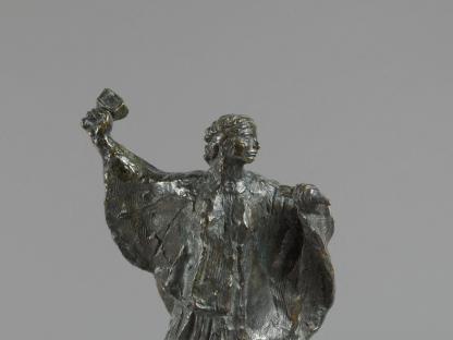 Antoine Bourdelle, Femme sculpteur au travail, bronze, 1906