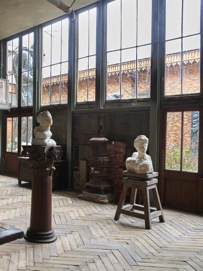 Pierre Antoine, Atelier de sculpture