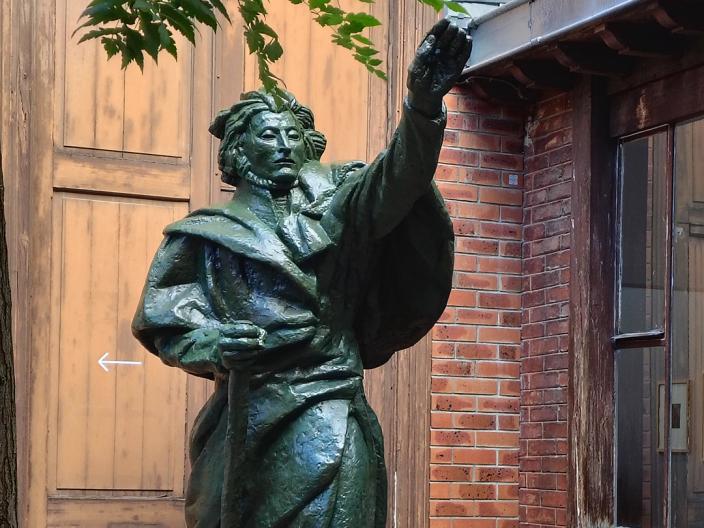 Antoine Bourdelle, Adam Mickiewicz, bronze, 1924